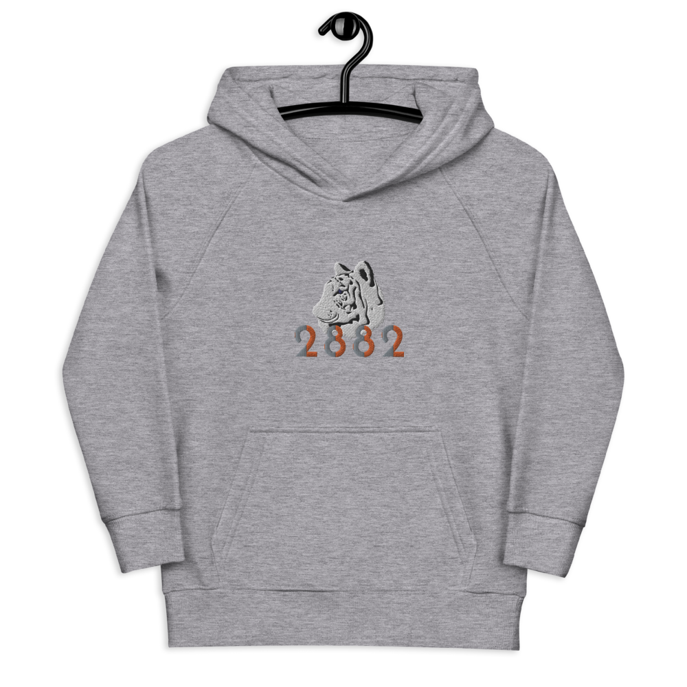 2882Sport Tropics Of OZ Embroidered Tiger Kids Eco hoodie