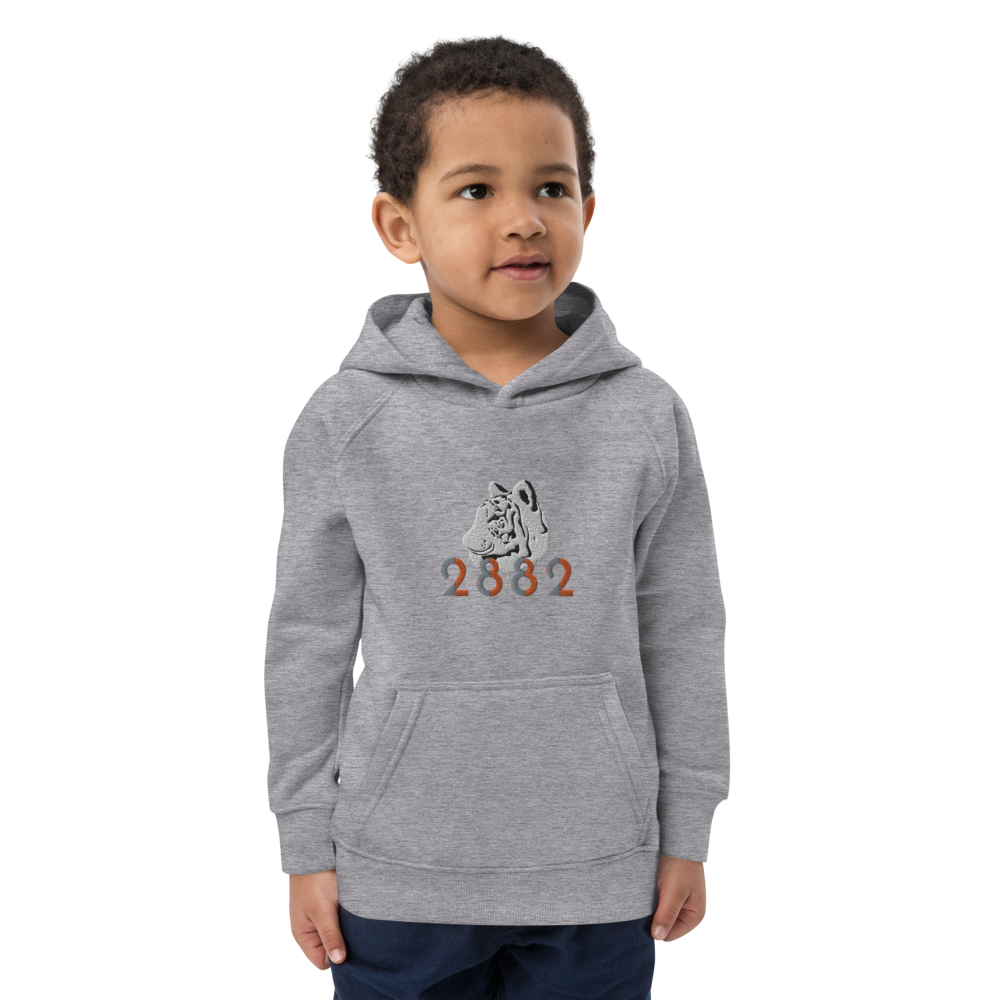 2882Sport Tropics Of OZ Embroidered Tiger Kids Eco hoodie