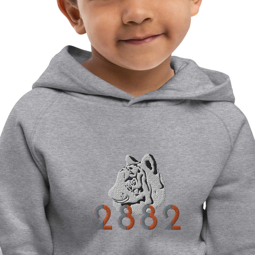 2882Sport Tropics Of OZ Embroidered Tiger Kids Eco hoodie