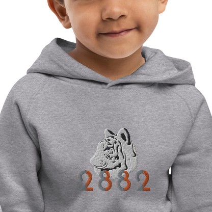 2882Sport Tropics Of OZ Embroidered Tiger Kids Eco hoodie