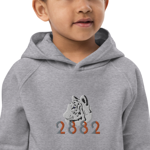2882Sport Tropics Of OZ Embroidered Tiger Kids Eco hoodie
